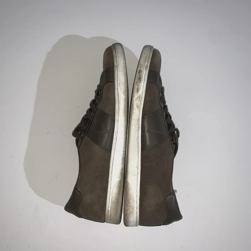 Vionic Jerome Suede Shoes Mens Size 11.5 Brown Lace Up Casual Comfort Sneakers